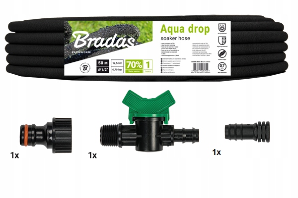 

Wąż Kroplujący Pocący 50m z przyłączem