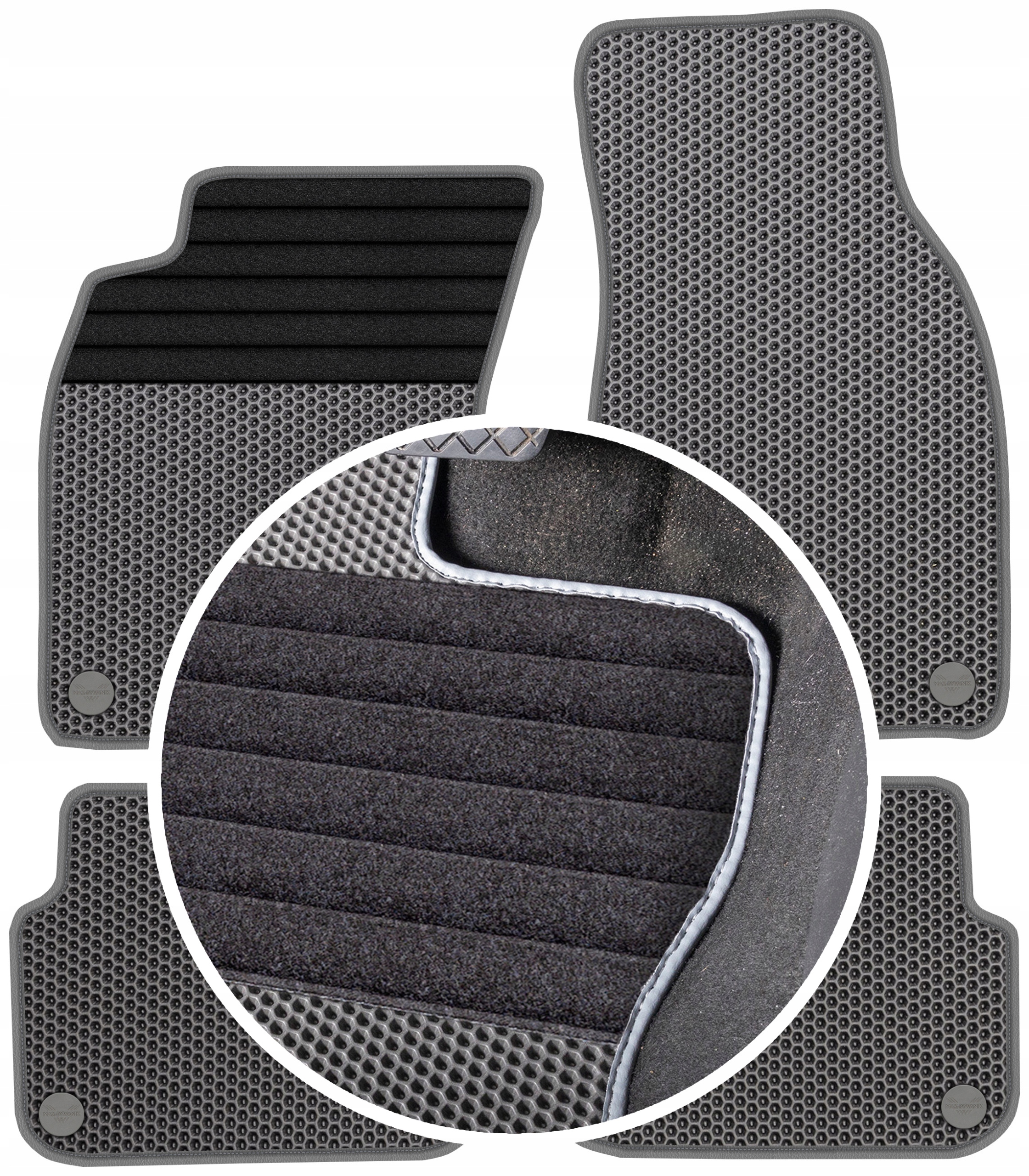 Audi A6 C6 2004-2006 Gumové stěrače pro automobil Eva