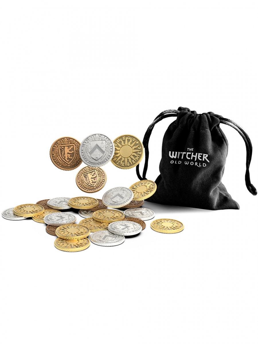 Desková hra Zaklínač: Starý svět Sada mincí