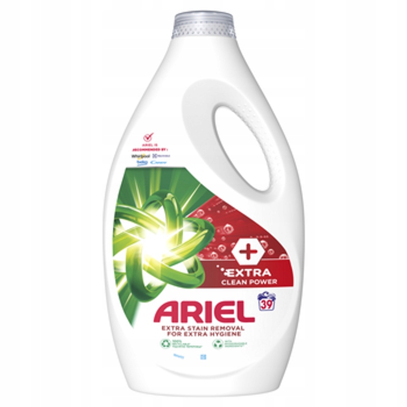 Levně Ariel Extra Clean Power Tekutý prací prostředek na 39 praní 1950 ml