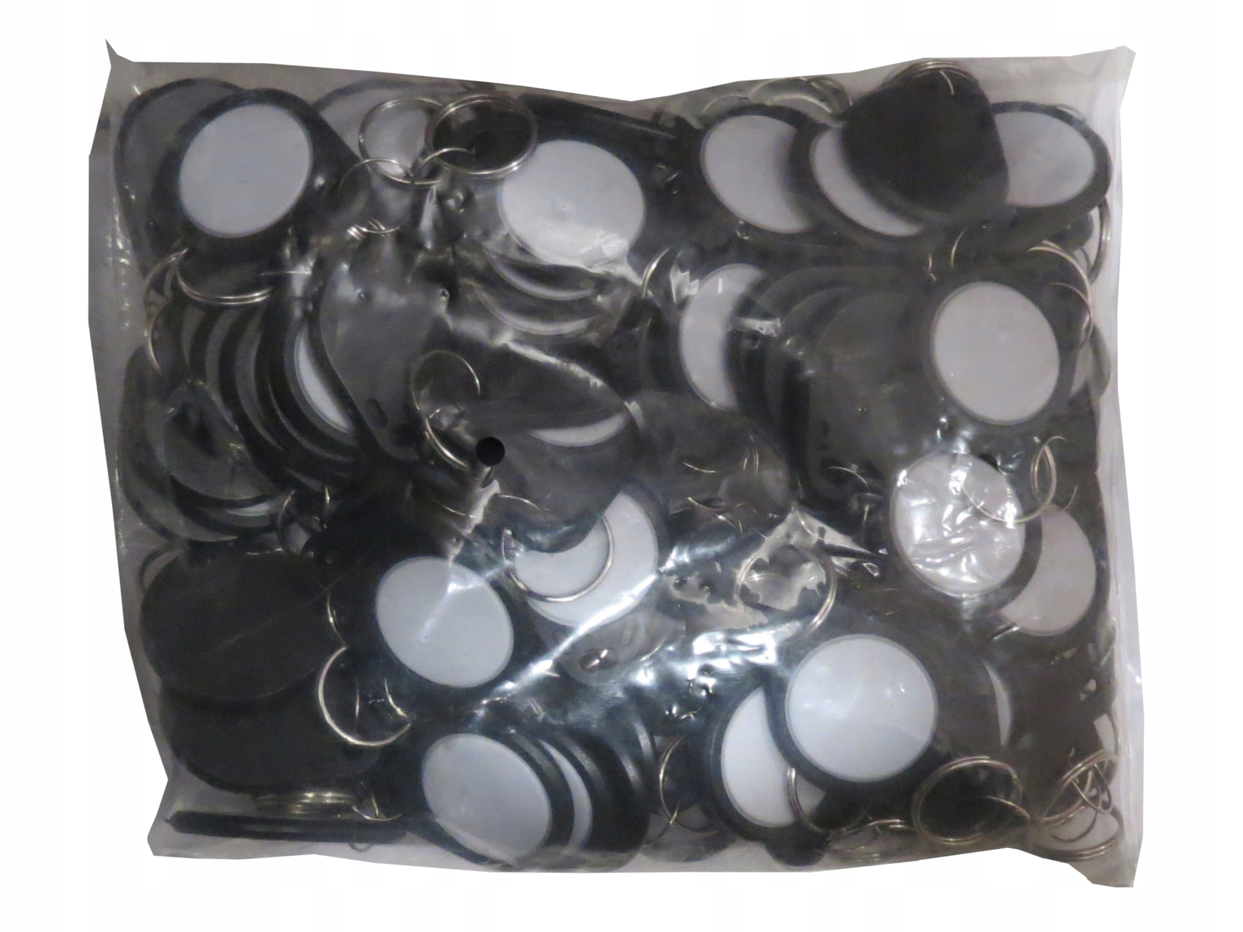 Přívěsek Na Klíče Rfid Unique 125kHz EM4100 pro Zámek Domofonu černobílý 100 kusů