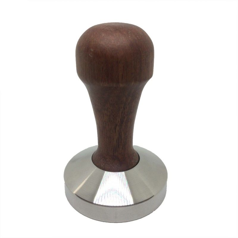 Levně Tamper Kaffia 58mm flat ořech