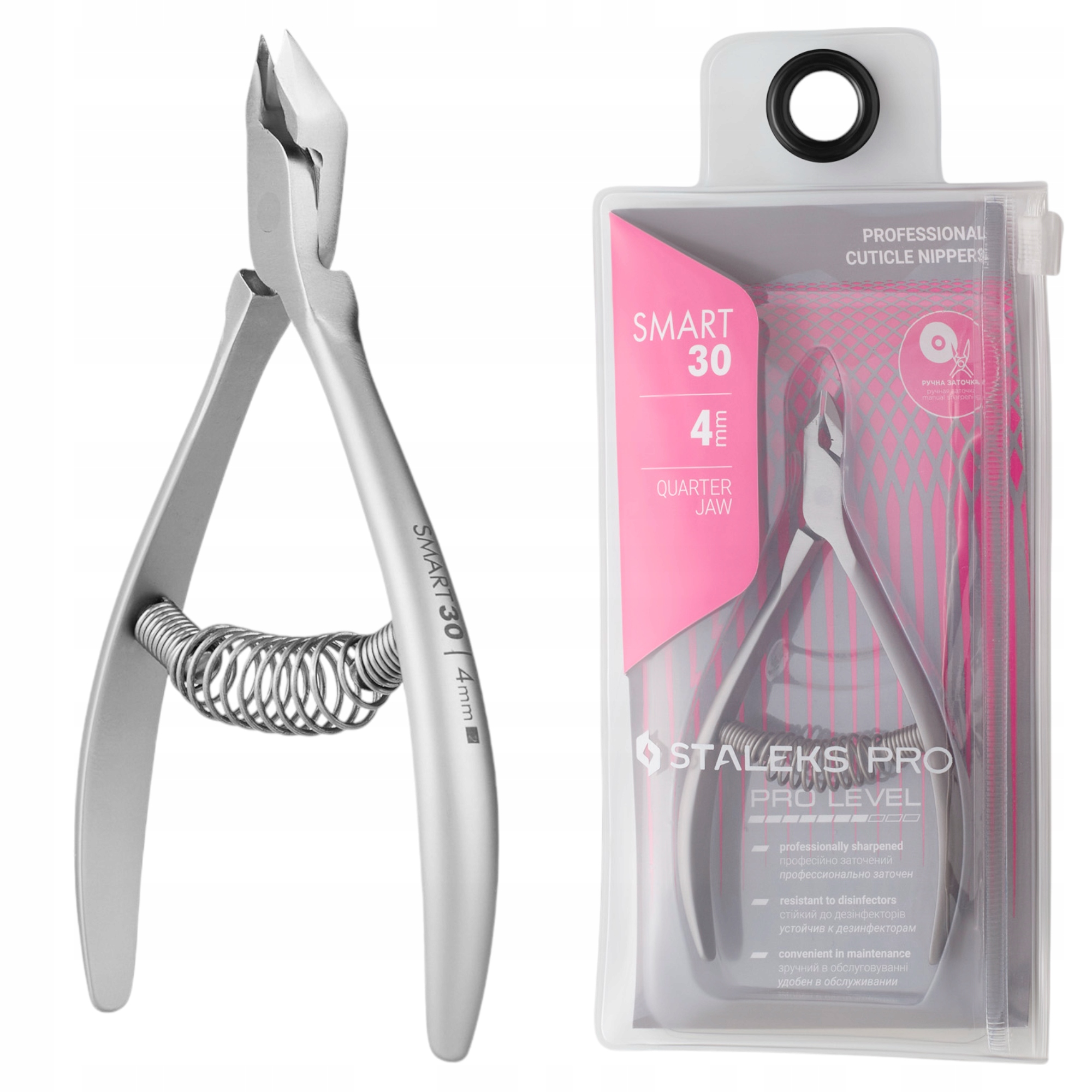 Staleks Profesionální nůžky na kůžičku Smart 4 mm NS-30-4