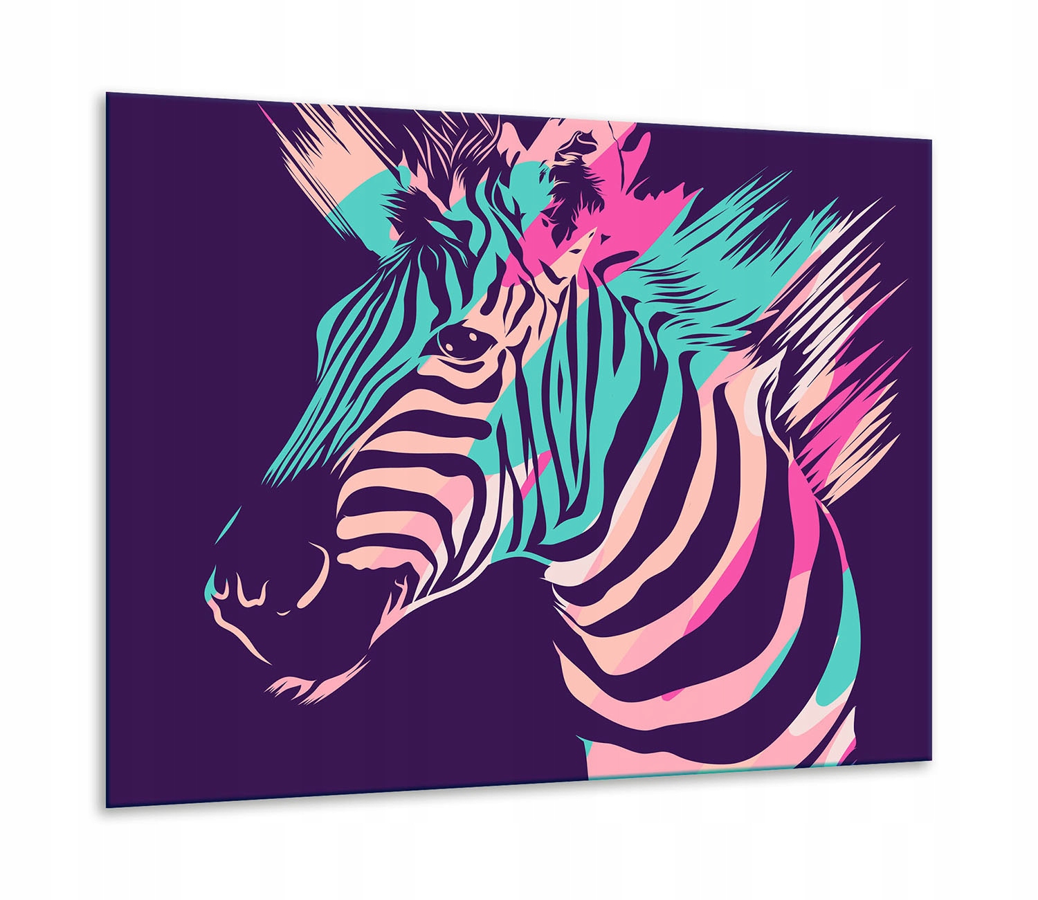 Skleněná Ochranná Deska Na Sporák 60x52 Zebra Kuchyně Indukce 7v1