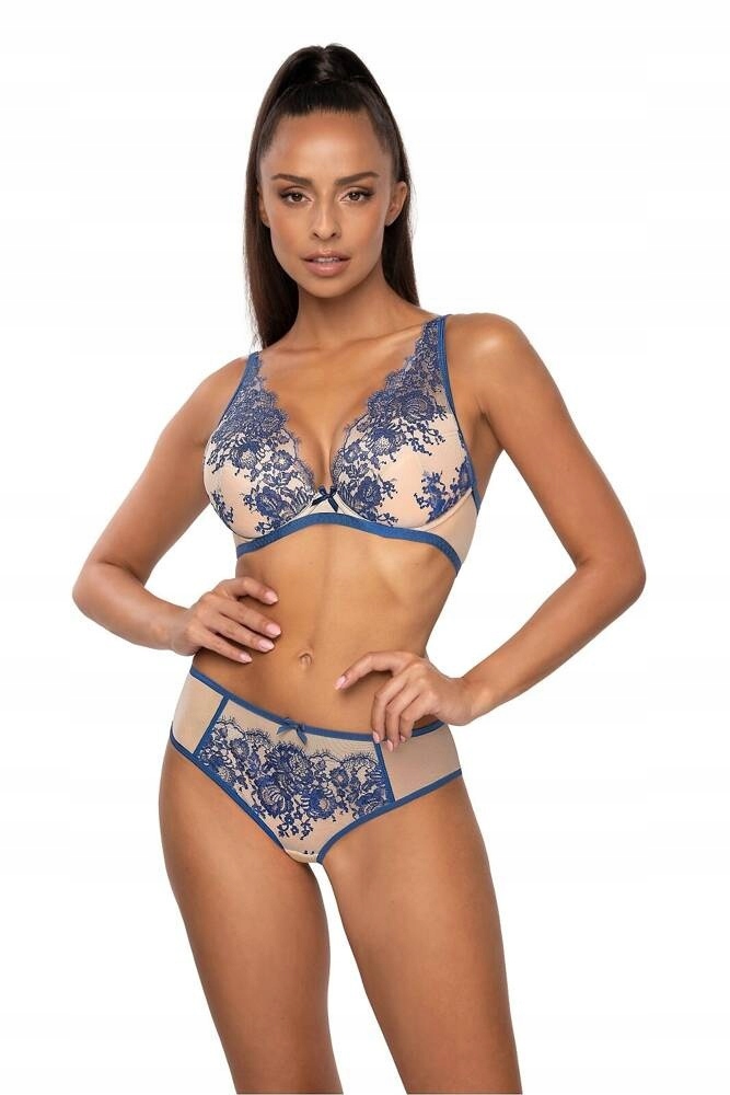 Poprsí Frances 70D Béžová-námořnická Modrá