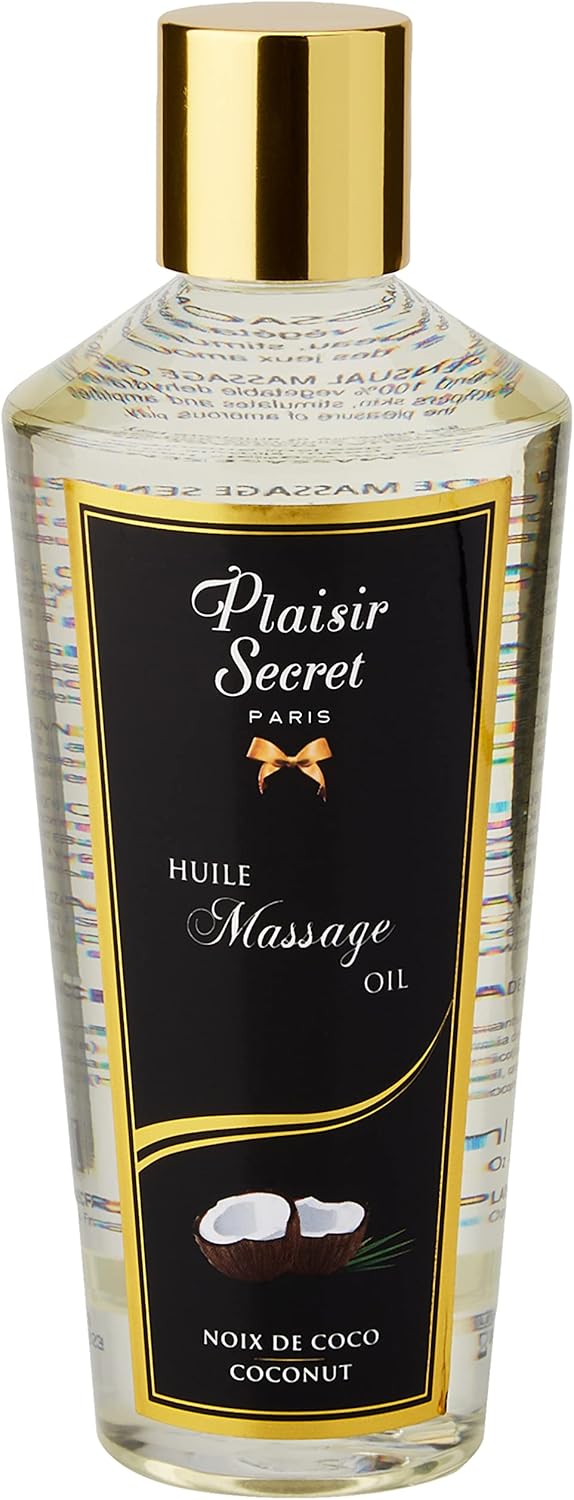 Přírodní suchý masážní olej Kokos Plaisirs Secrets 250 ml