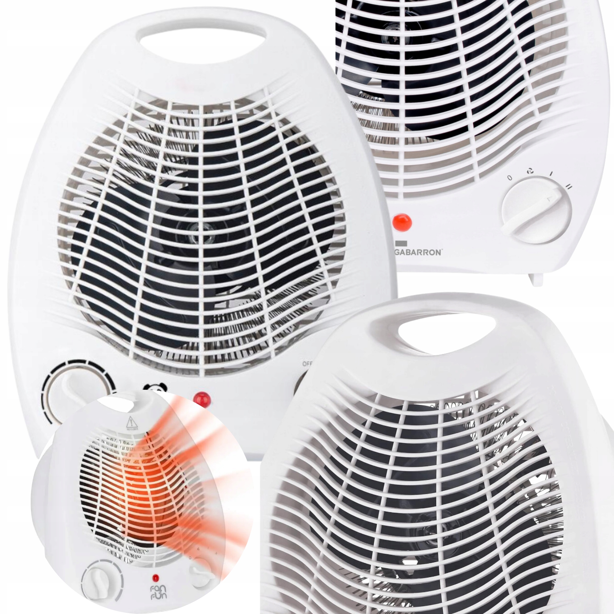 Farelka Mocny Grzejnik Elektryczny Termowentylator Ogrzewacz Piecyk 2000W