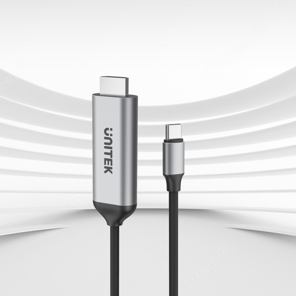 Unitek kabel przewód USB-C na HDMI 4K 60Hz, 1,8 m HDCP 2.3 Długość kabla 1.8 m