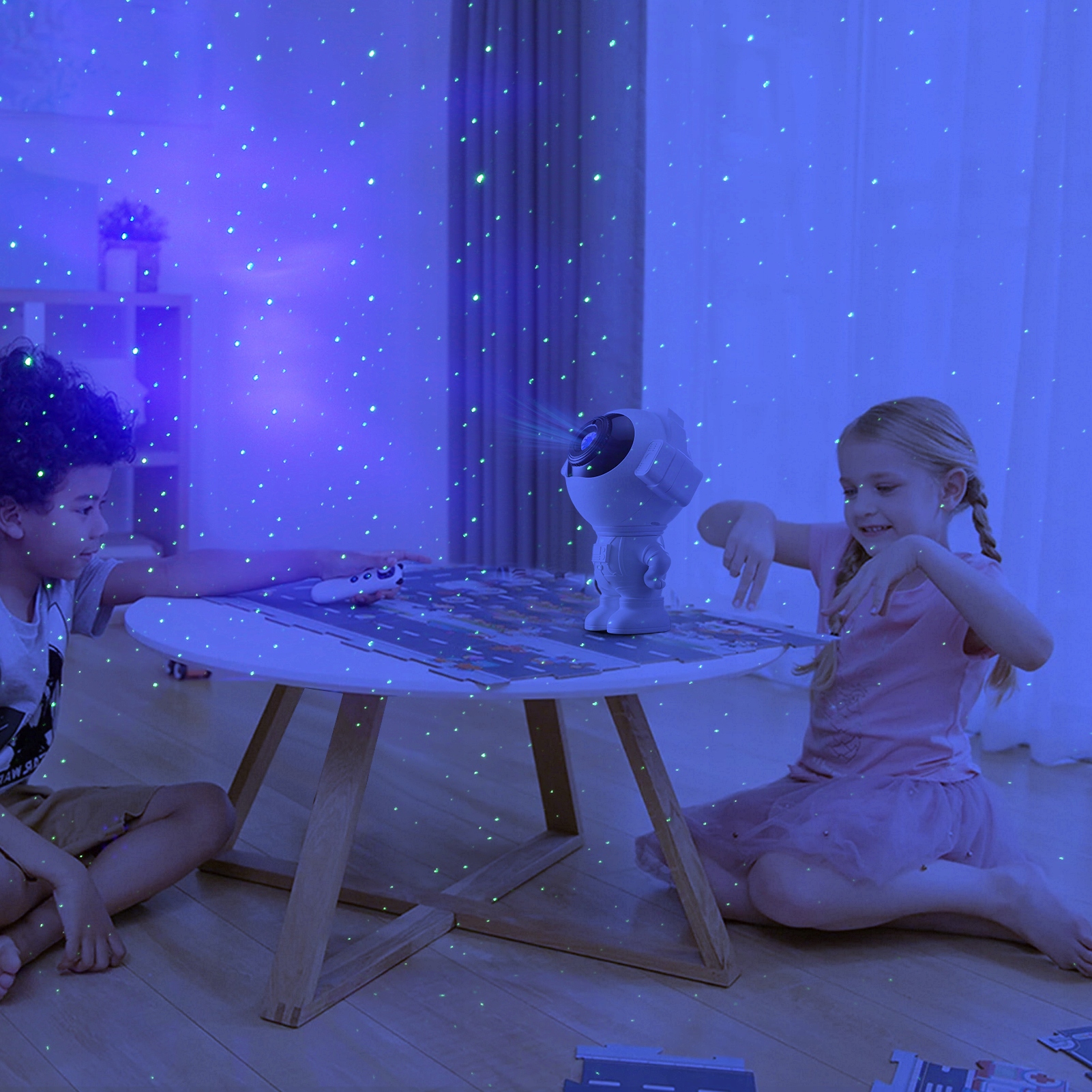 Astronaut Sky Light atmosphere projection light RGB with Bluetooth function Kolor dominujący wielokolorowy