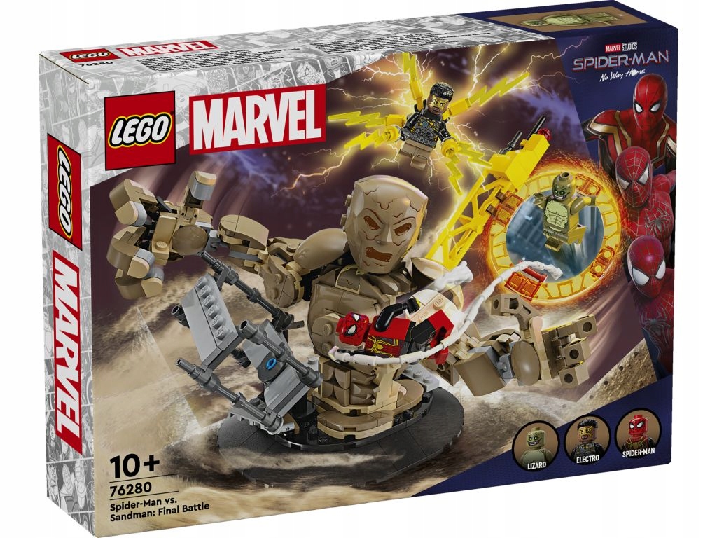 Lego 76280 Heroes Spider-Man vs. Sandman: závěrečná bitva