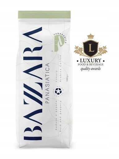 Levně Káva Zrnková Bazzara Luxury Blend Panasiatica 1 kg