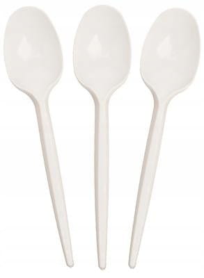 

Łyżka plastikowa biała 16,5 cm 100szt