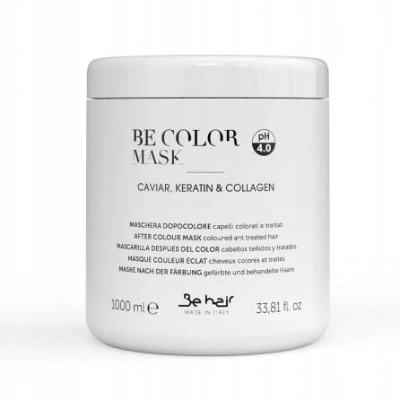 BE COLOR MASKA DO WŁOSÓW FARBOWANYCH Z KAWIOREM 1L