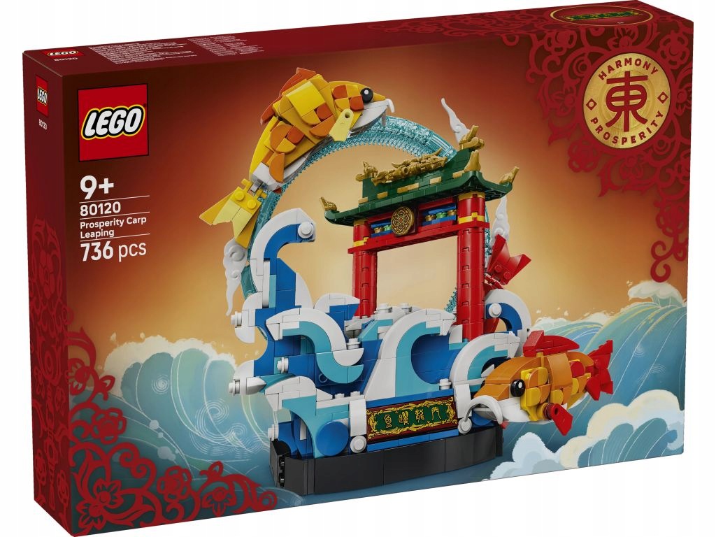 Lego 80120 Chinese Festivals Kapr skákající přes Dračí bránu