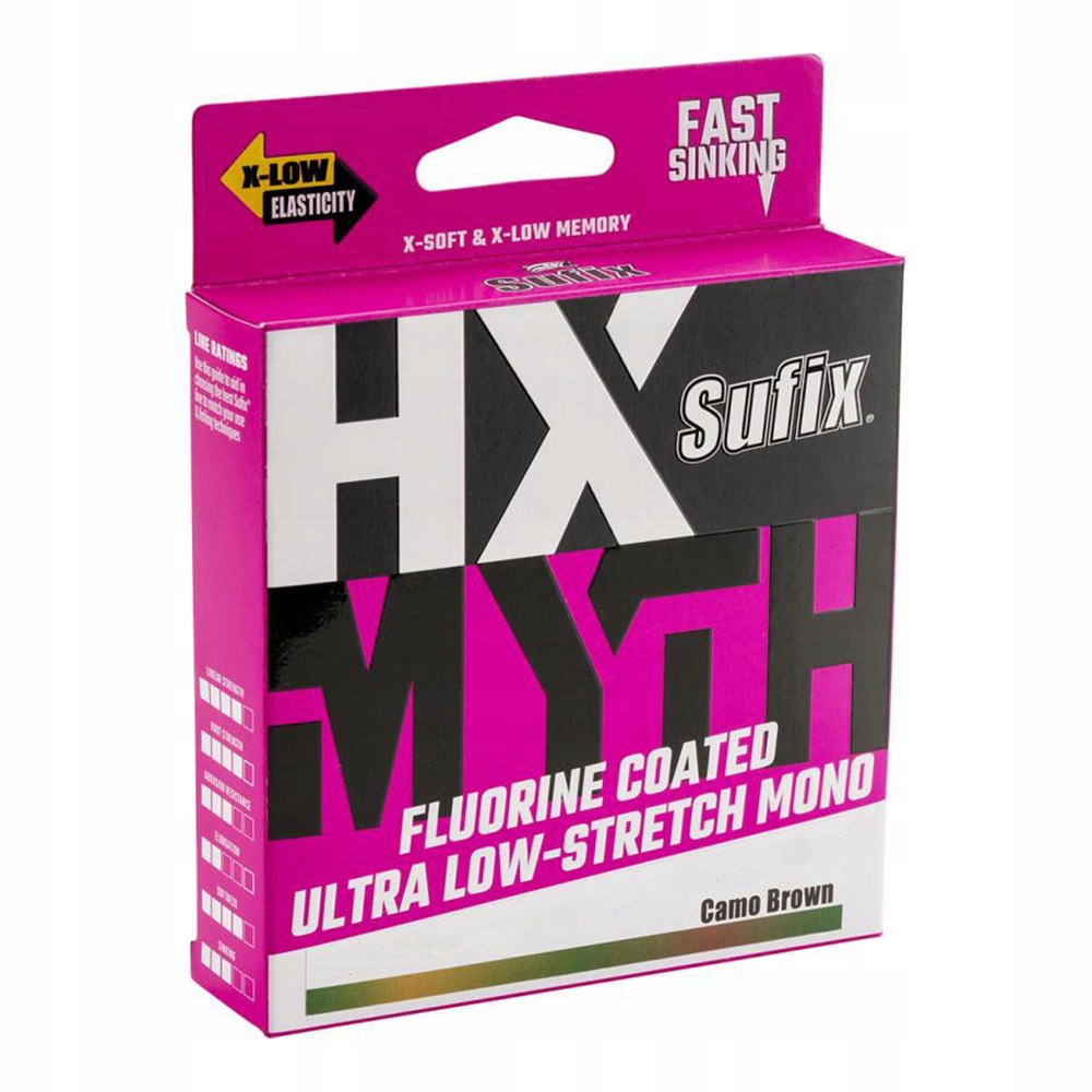Sufix HX-Myth Camo Brown 0.25mm 300m żyłka spinningowa