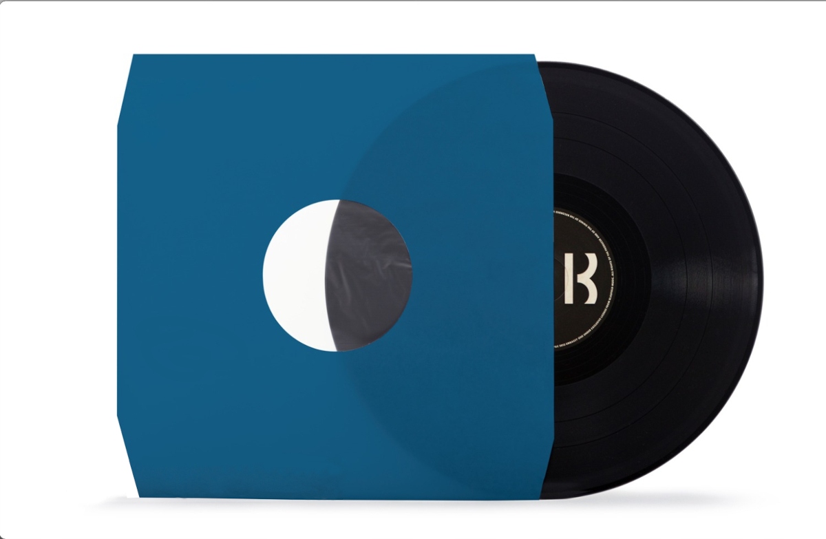 Antistatické obálky na Lp vinylové desky, bez rohů, modré, 100 kusů