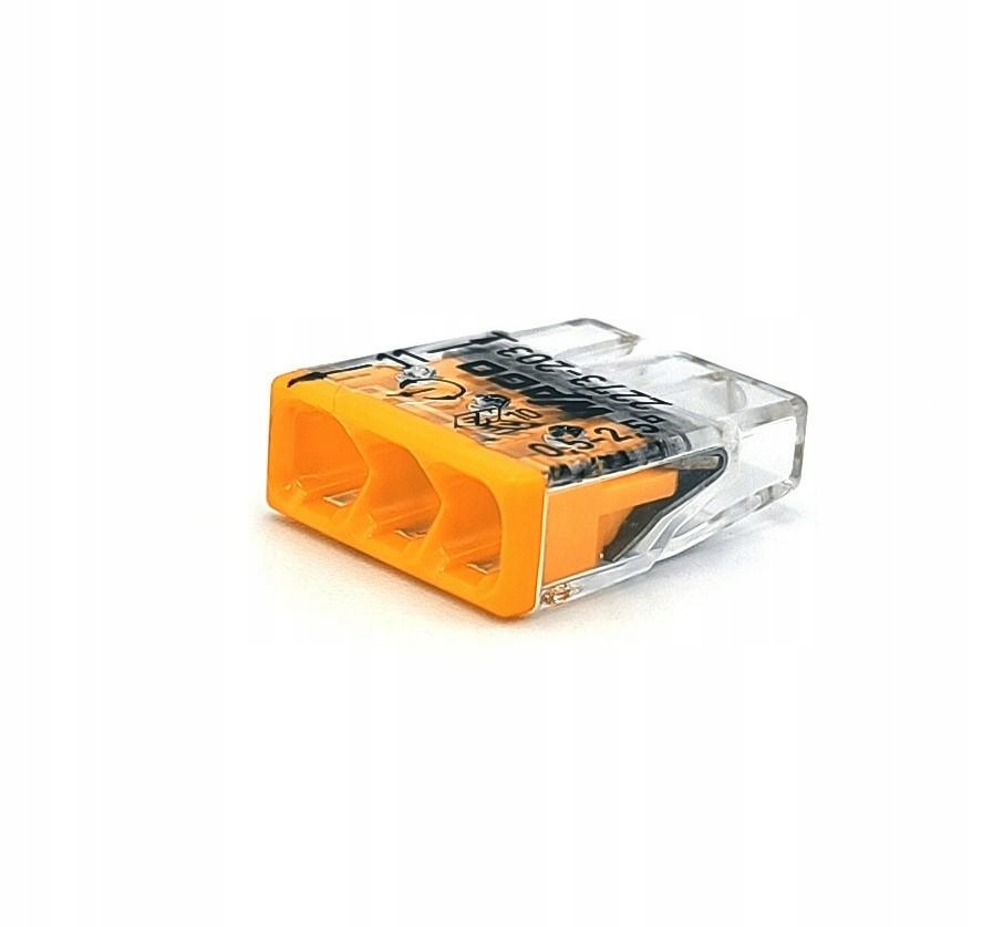 

Szybkozłączka Wago 3x 0,5-2,5mm2 2273-203