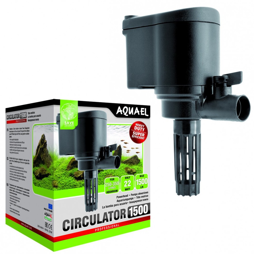 Pumpa Circulator 1500 Aquael Pro Akvárium, Zesilovač Cirkulace Vody