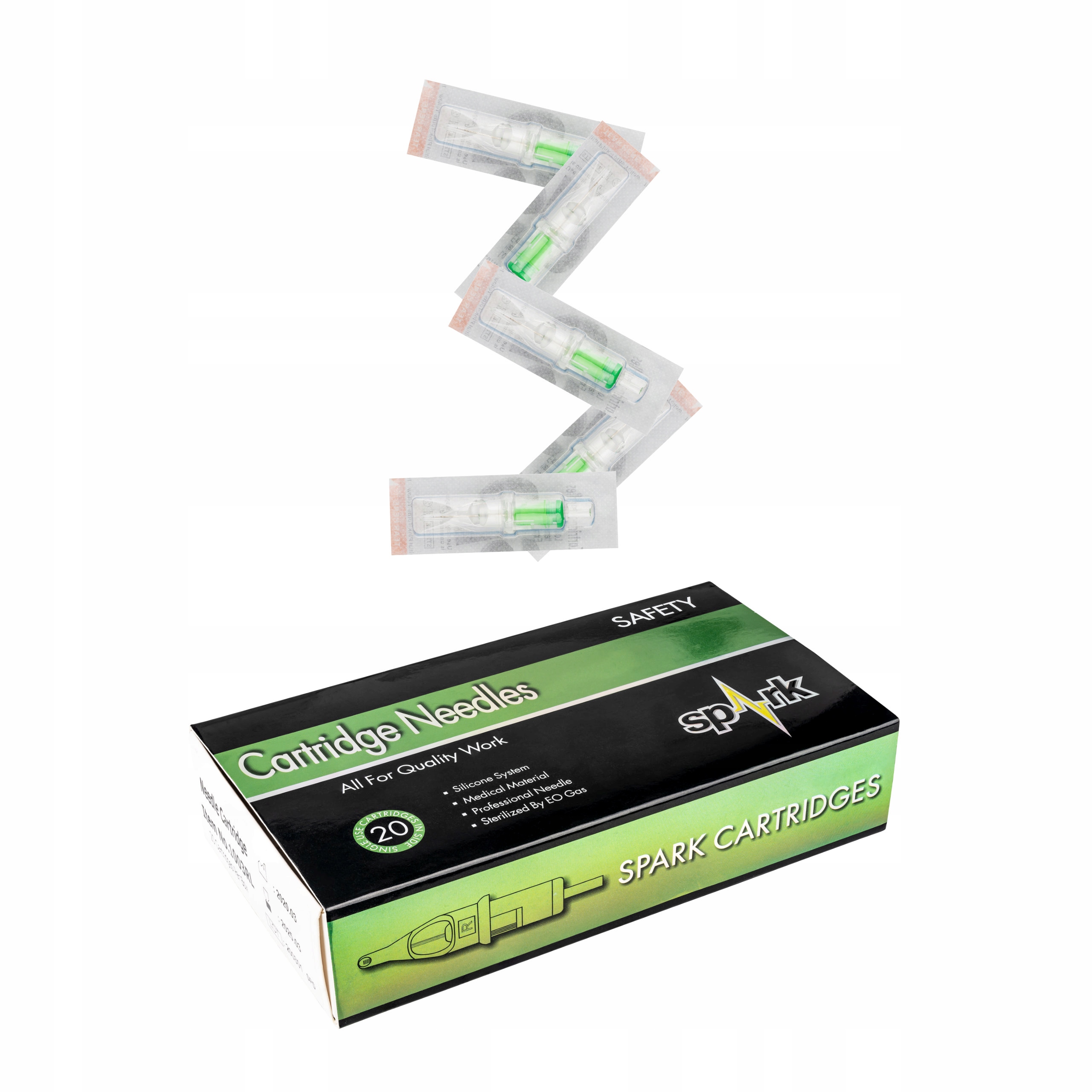 

Cartridge Pro igła do tatuażu 3RL 0,35mm -pudełko-