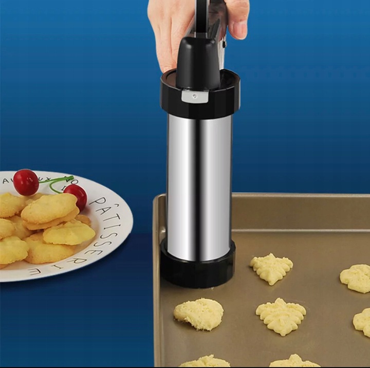 MASZYNKA DO ROBIENIA CIASTEK / DEKOROWANIA BB1066 Cechy dodatkowe możliwość mycia w zmywarce posiada wymienne końcówki