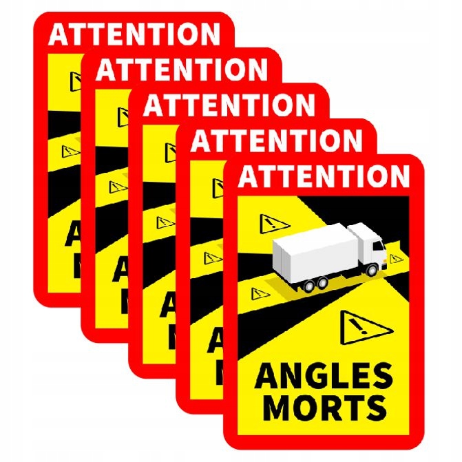 Слепые пятна наклейки ANGLES MORTS МДП комплект 5шт