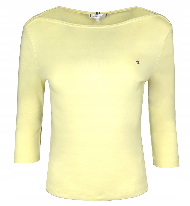 Tommy Hilfiger bluzka damska, Slim, żółta, L