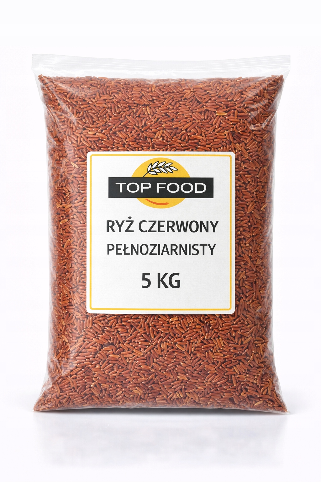 Levně Červená celozrnná rýže 5 kg – kambodžská, přírodní rýže z Asie Top Food