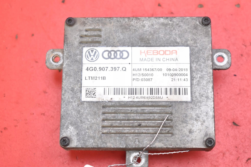 control unit XENON KSENON left 4G0907397Q AUDI A6 C7 LIFT 14-20