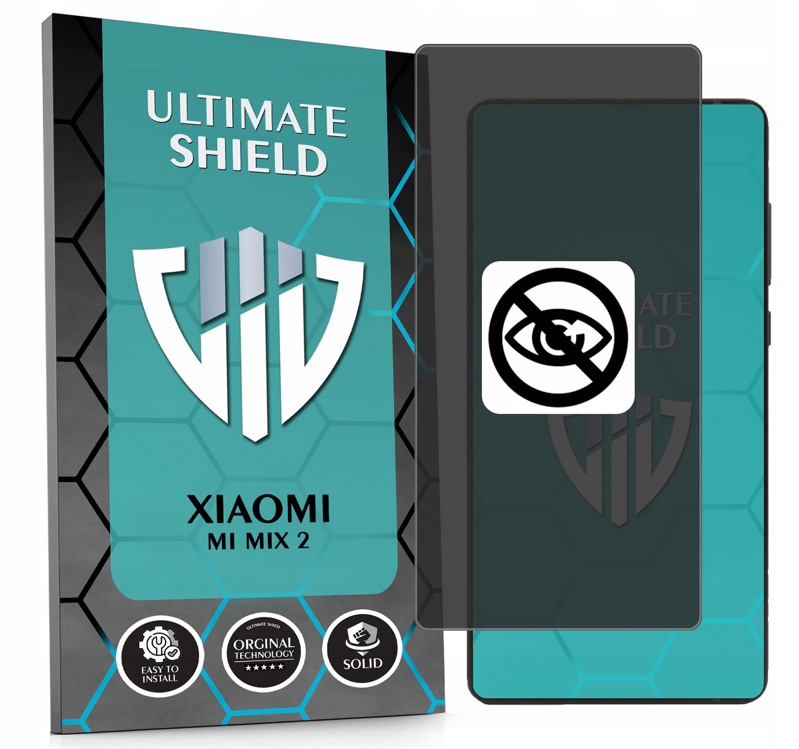 Sklo 5D Privacy Private Anti-spy Pro Xiaomi MI MIX 2 Hydrogelové Matné
