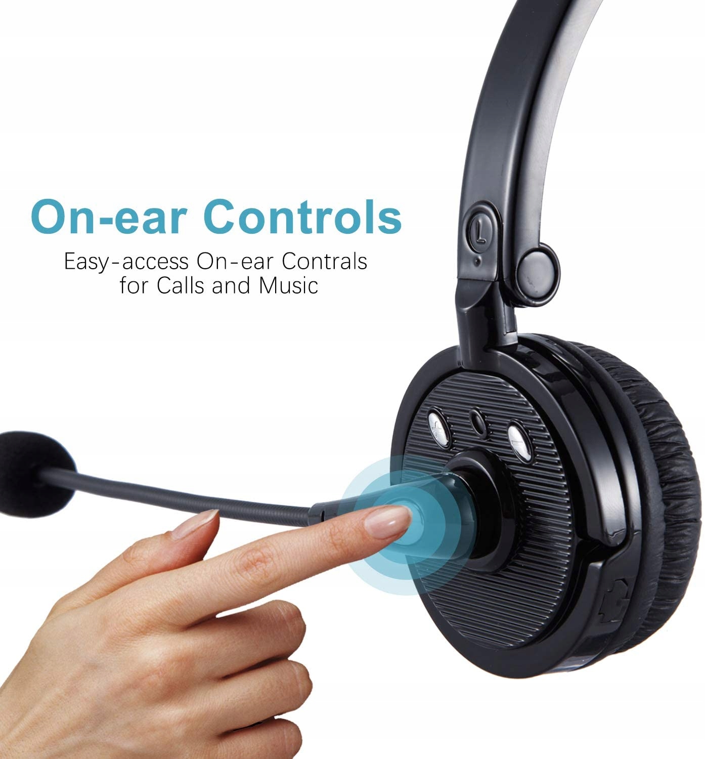 SŁUCHAWKI BEZPRZEWODOWE YAMAY ZESTAW GŁOŚNOMÓWIĄCY Kolor czarny