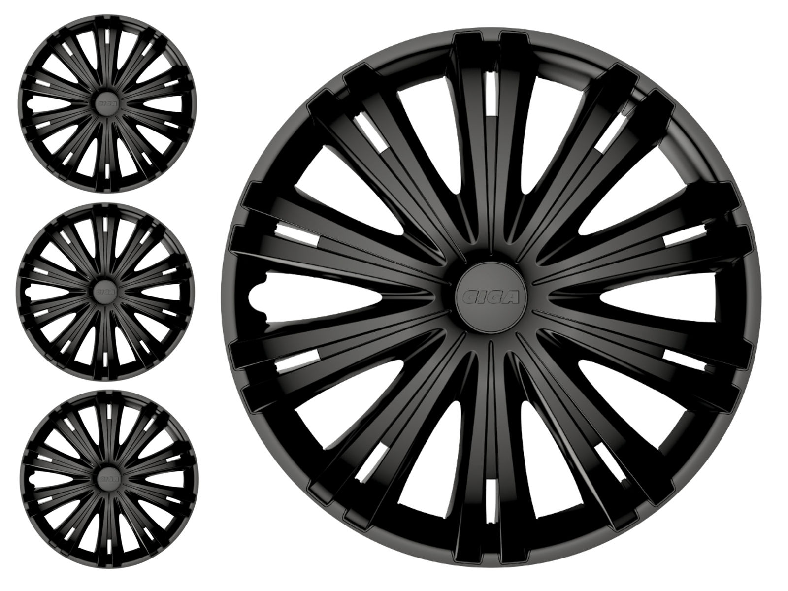 GRATISY# KOŁPAKI GIGA BLACK 14 FORD RENAULT DACIA KIA AUDI