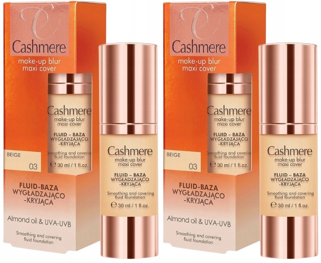 2 kusy Fluid Vyhlazující A Krycí Báze 03 Beige Cashmere Béžová