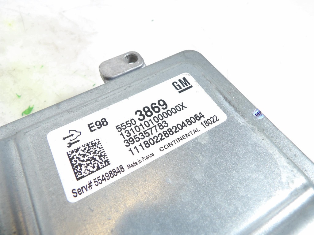 OPEL ASTRA K 1.6CDTI control unit of the engine 55503869