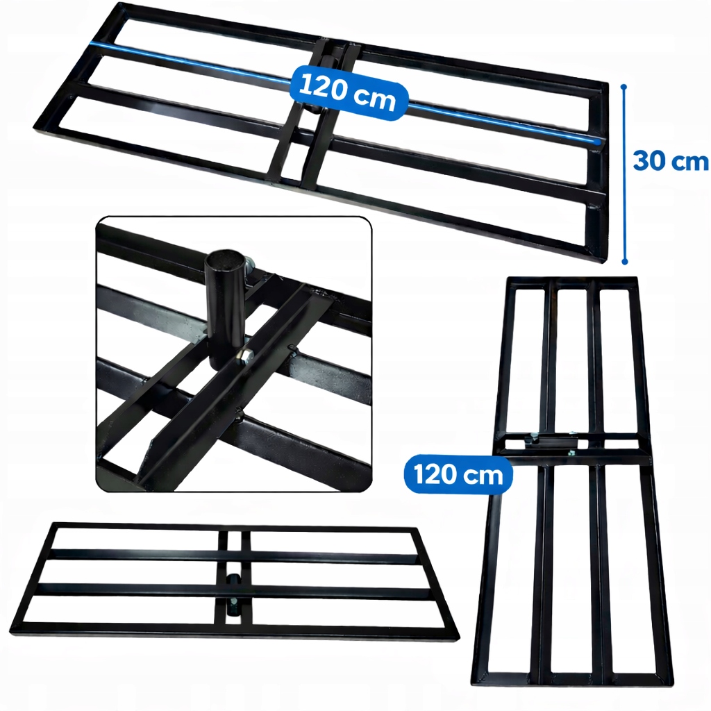 Ruční Nivelator Terénu 120 cm Levelawn, Level Rake Hrábě Trávník Rovnání