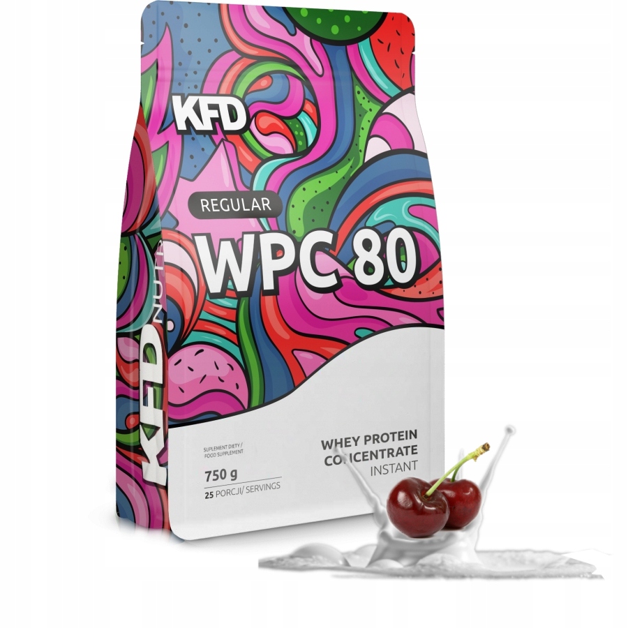 Wpc Kfd prášek 750 g třešňová příchuť protein syrovátkový koncentrát!!!!!