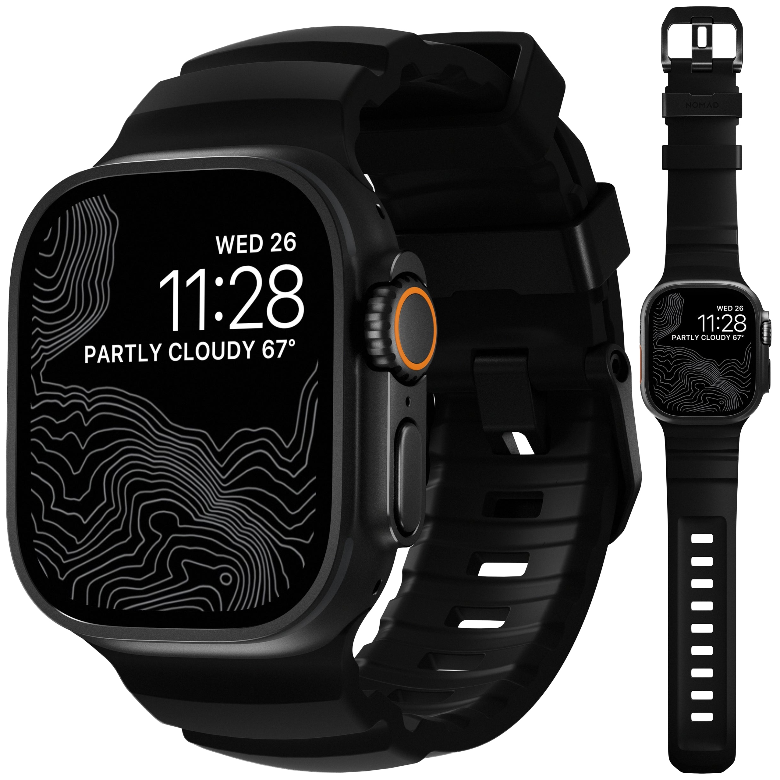 Nomad Rocky Point – Silikonový řemínek pro Apple Watch 49 46 45 44 mm