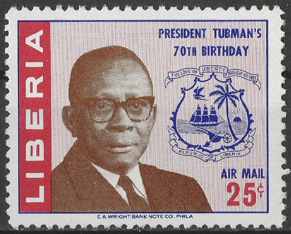 Liberia - osobowości* (1965) SW 707