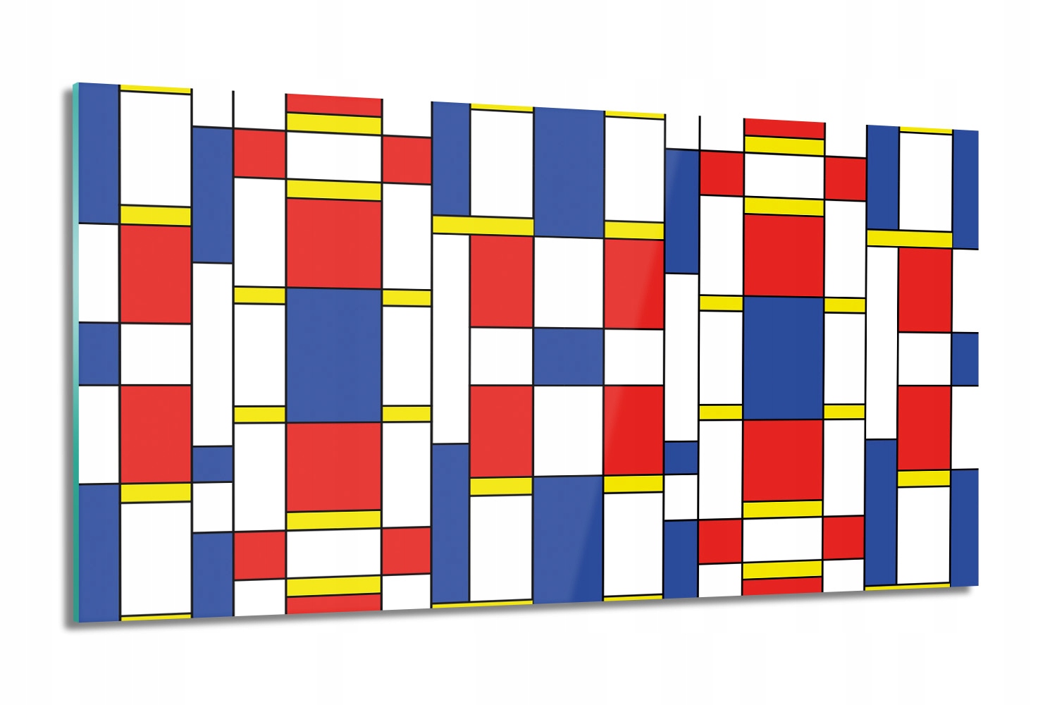 Abstraktní geometrie Foto na skle grafika 100x60