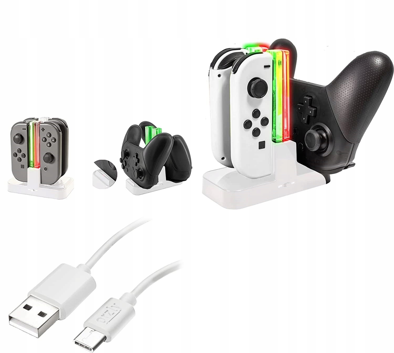 Akcesoria Do Nintendo Switch Orzly Geek Pack Biały