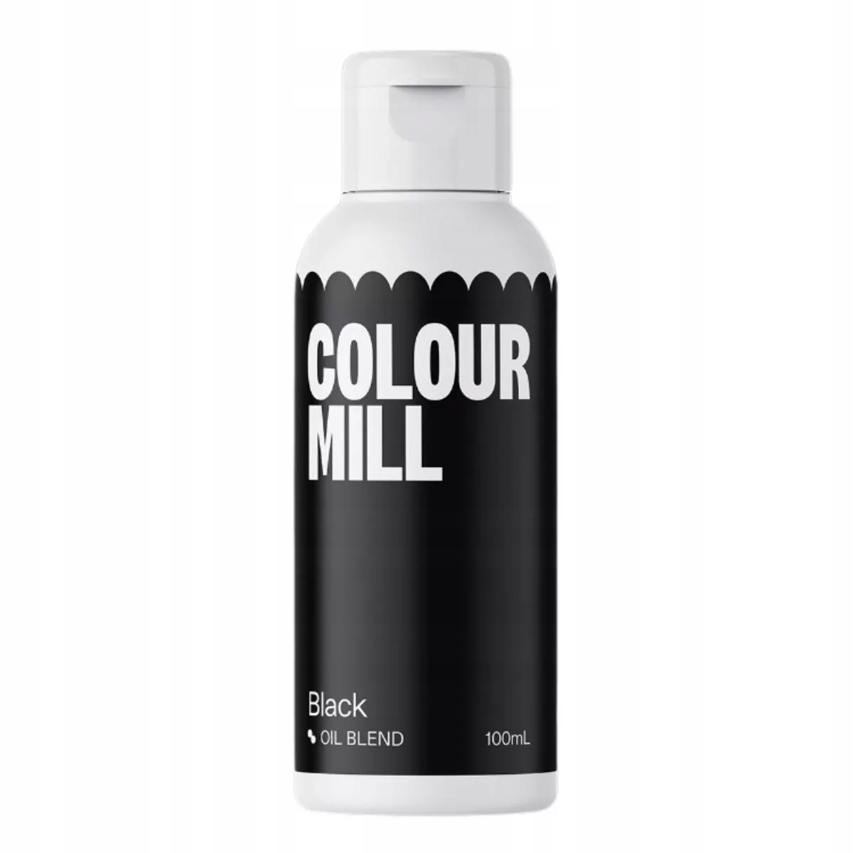 Colour Mill Barwnik olejowy do mas tłustych czarny Black 100 ml