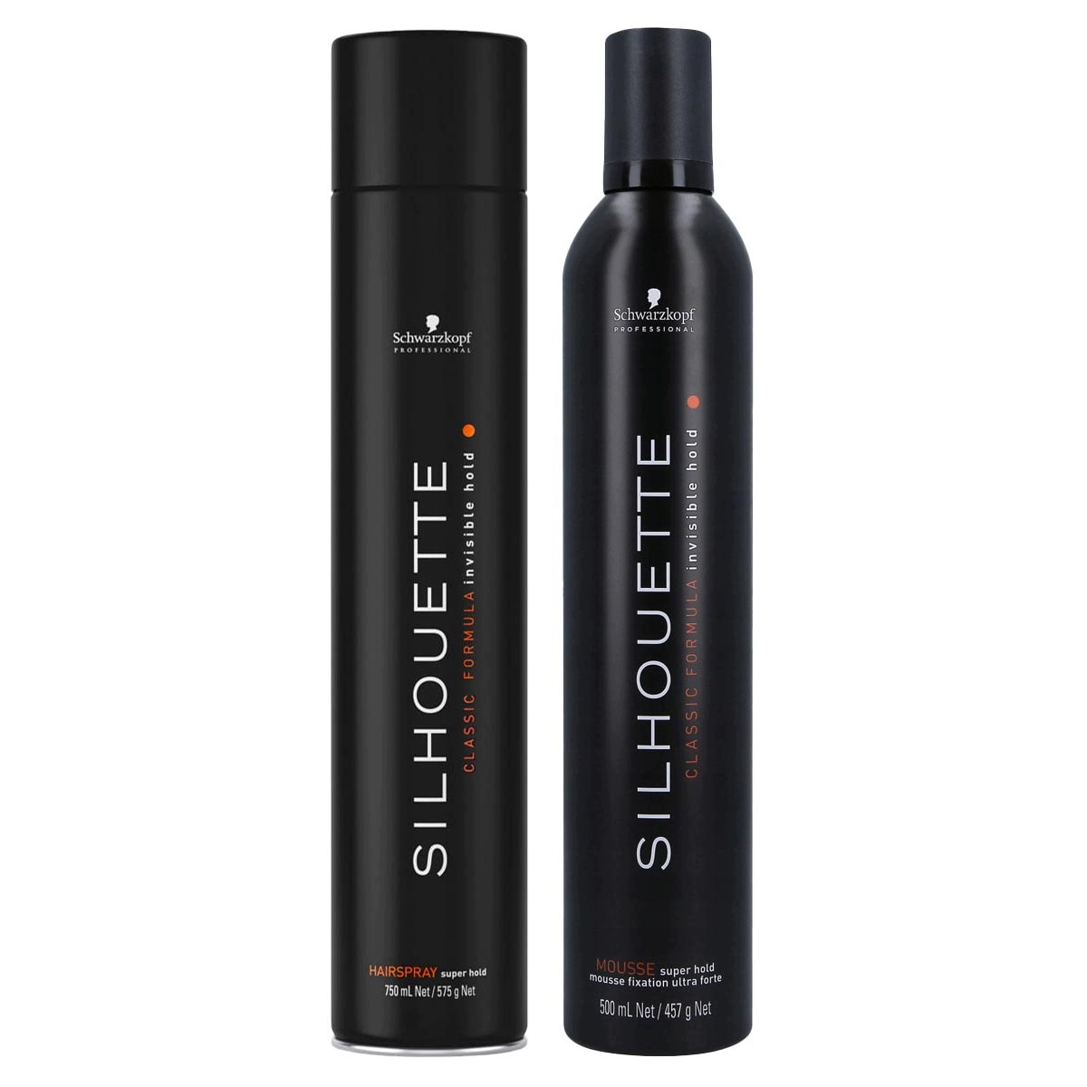 Schwarzkopf Silhouette Classic velmi silný lak 750 ml pěna 500 ml