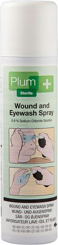 

Płyn w sprayu do przemywania oczu i ran Plspray