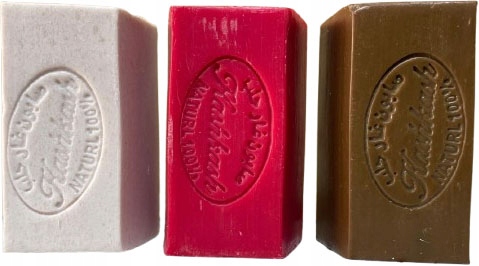 Mýdlo z Aleppa Orientální „slitek“ přírodní 3 x 200 g Parfémované Kashkash