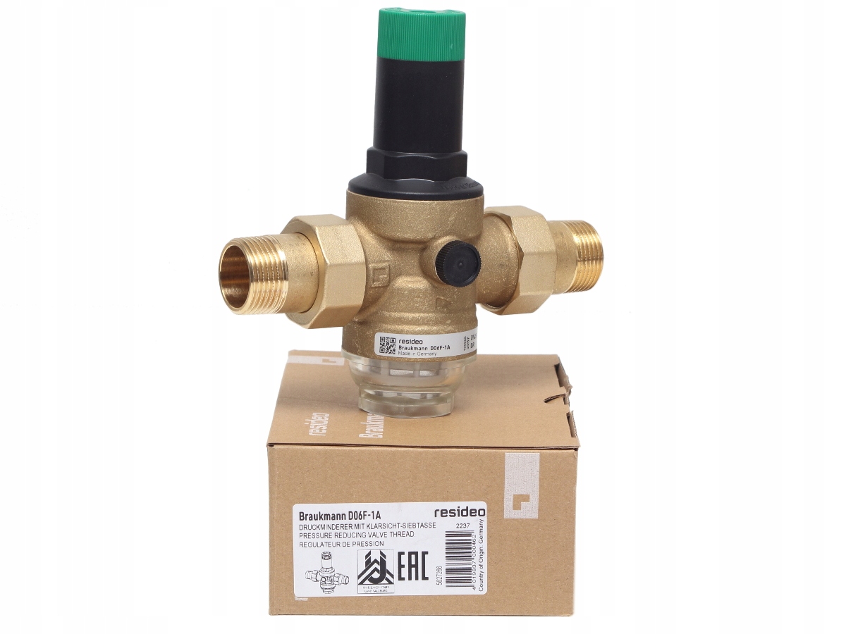 Regulátor tlaku D06F 1 Braukmann Resideo Honeywell reduktor