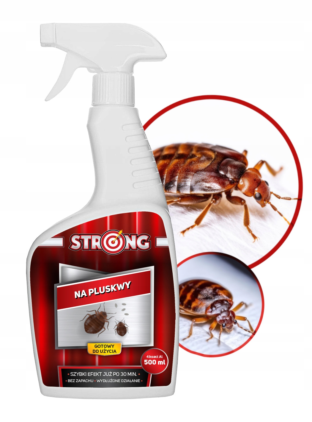 2X PREPARAT GOTOWY ŚRODEK SPRAY NA PLUSKWY I ICH LARWY STRONG SPRAY 500ML EAN (GTIN) 5904024532019