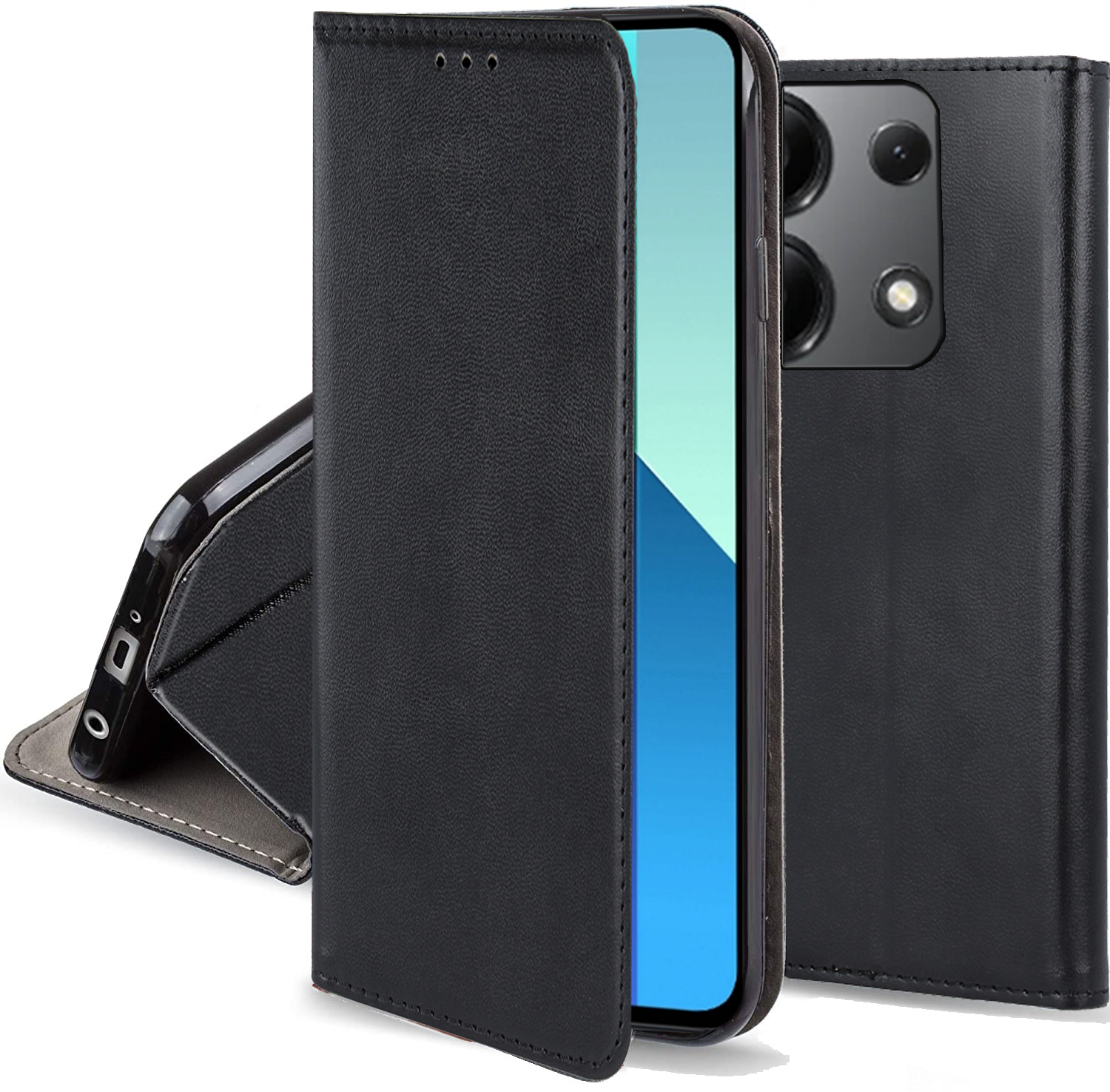 ETUI S-MAGNETIC MAGNES SZKŁO do XIAOMI REDMI NOTE 13 4G