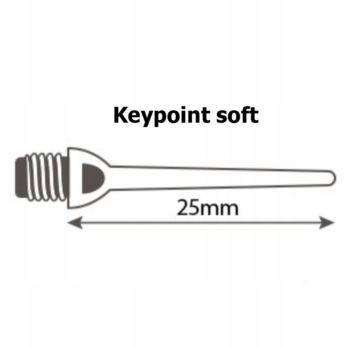Końcówki Groty do Rzutek Lotek MASTER Keypoint soft 2BA Stan opakowania oryginalne