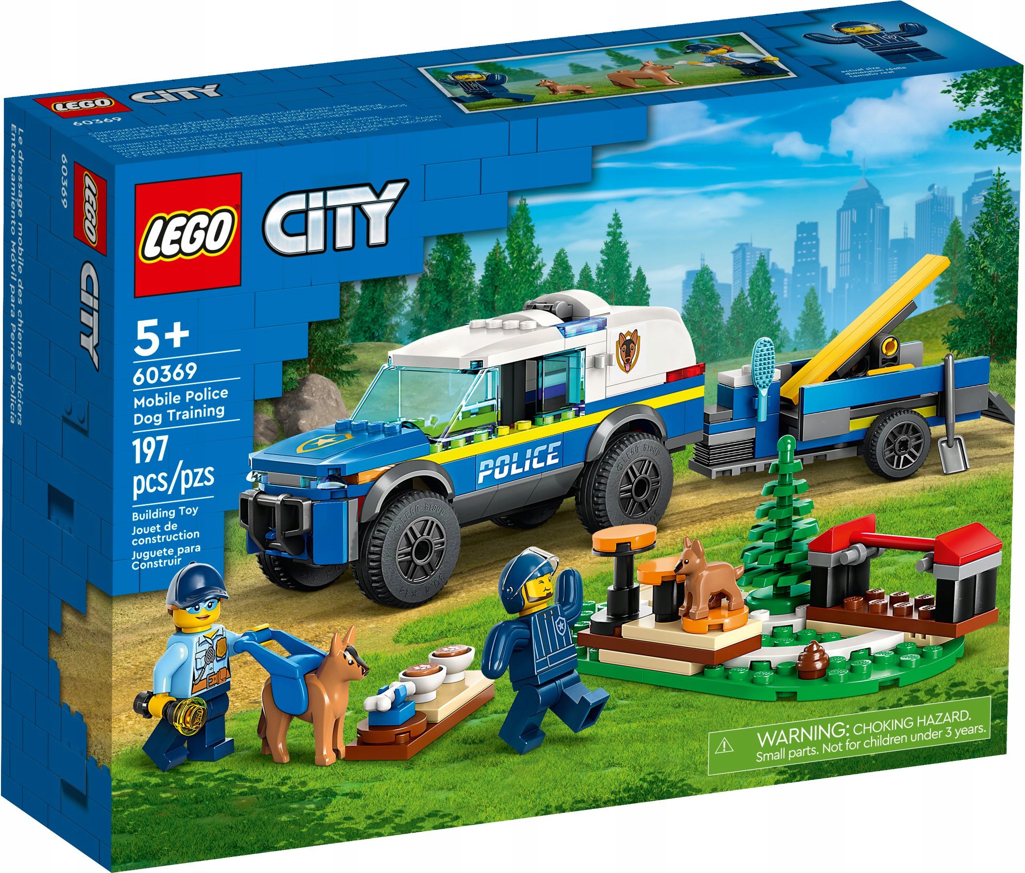 Lego 60369 City – Výcvik Policejních Psů V Terénu