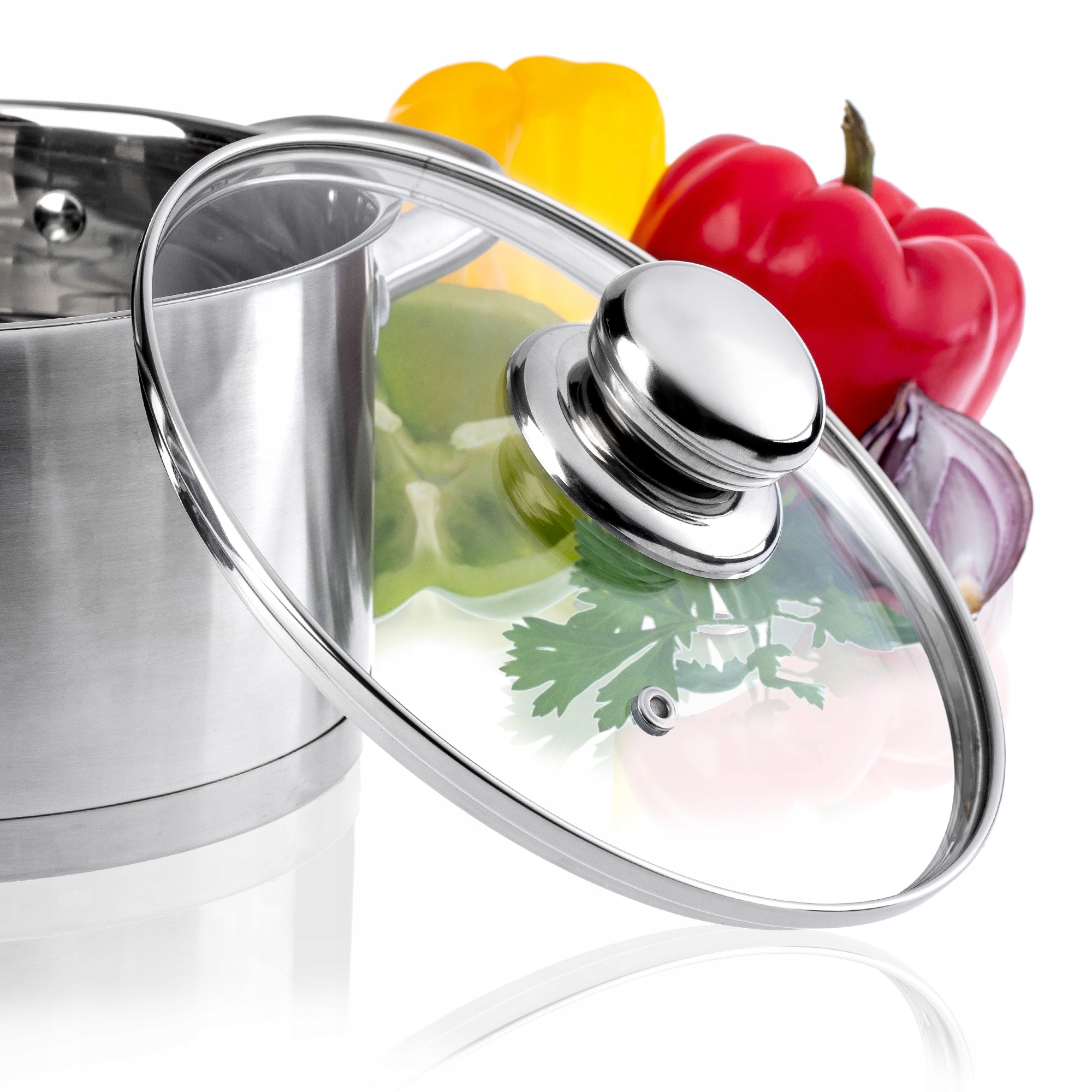 SZKLANA POKRYWKA POKRYWA 24cm GARNKA PATELNI UNIWERSALNA ŻAROODPORNA Marka Kadax