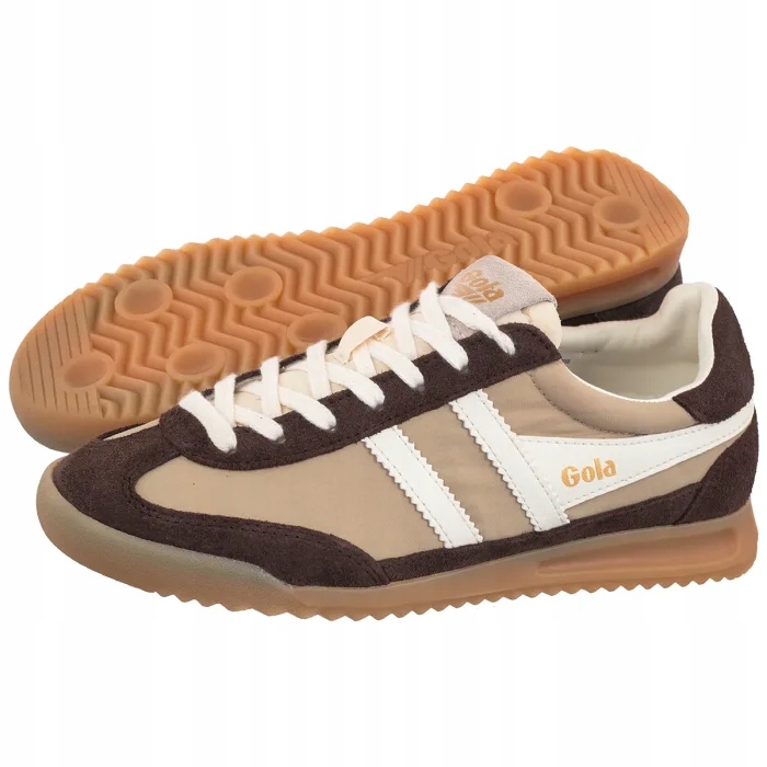 Dámské boty Retro Gola Firefly Bone/Mocha/Off CLB577 Hnědá Béžová